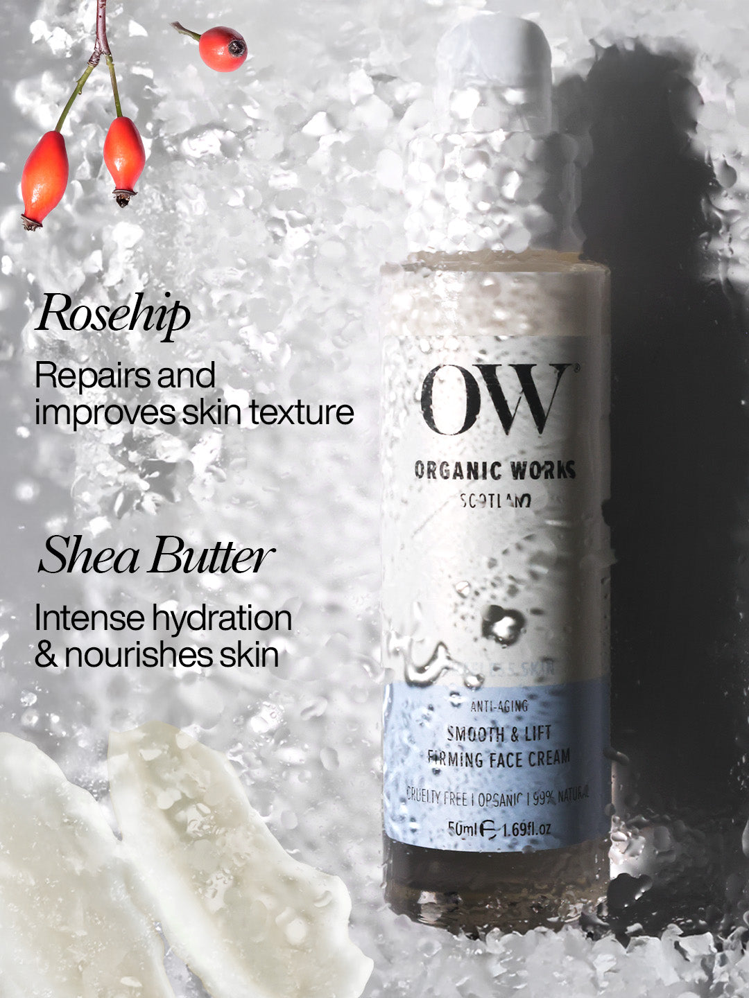 Plump & Smooth Face Cream – With Acmella & Rosehip Oil