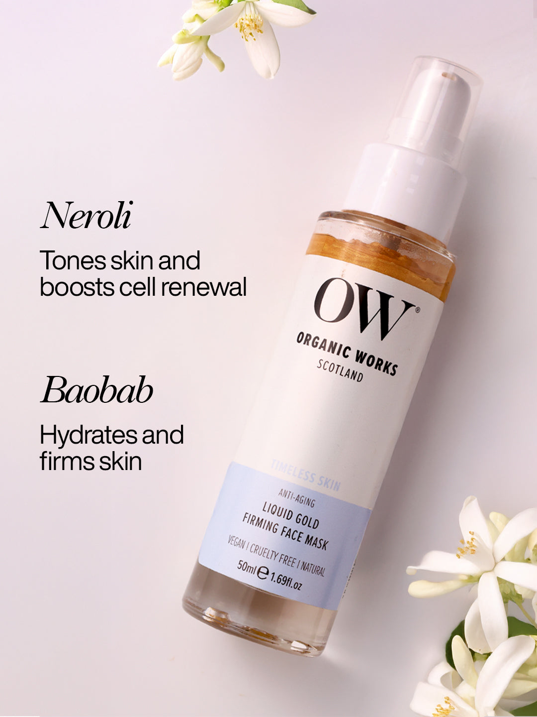 Gold Glow Face Mask – With Baobab, Kakadu Plum & Mica