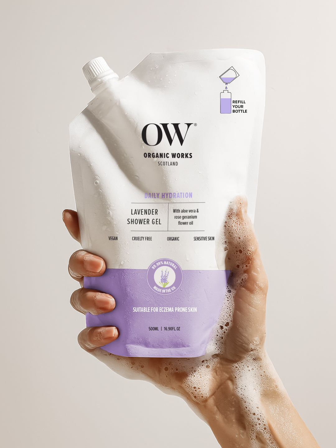 Lavender Relax & Replenish Shower Gel Starter Pack