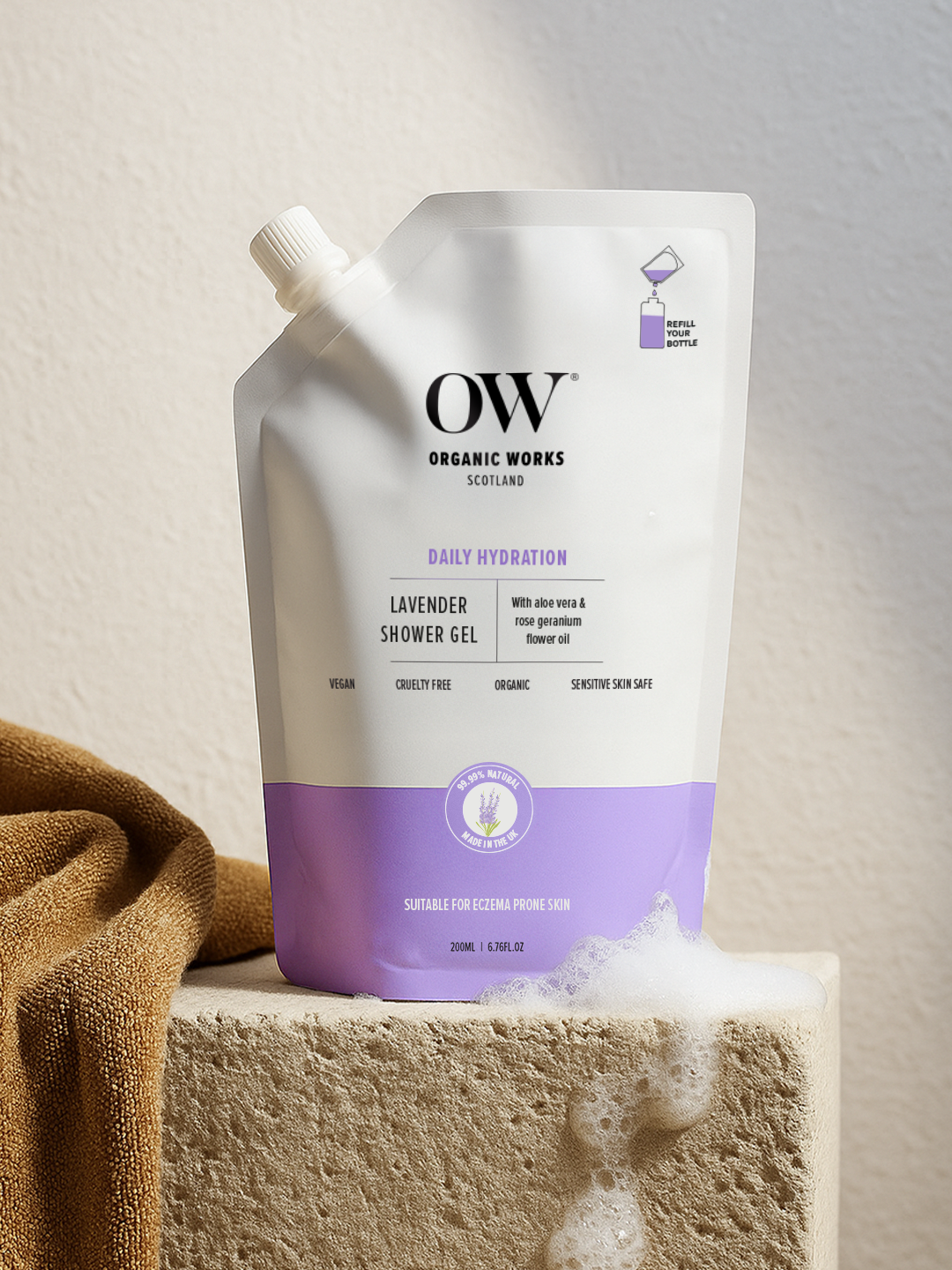 Lavender Relax & Replenish Shower Gel - 200ml