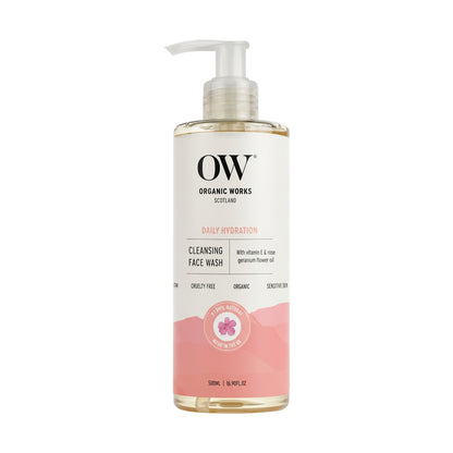 Hydra-Balance Face Wash – With Vitamin E & Rose Geranium - 500ml