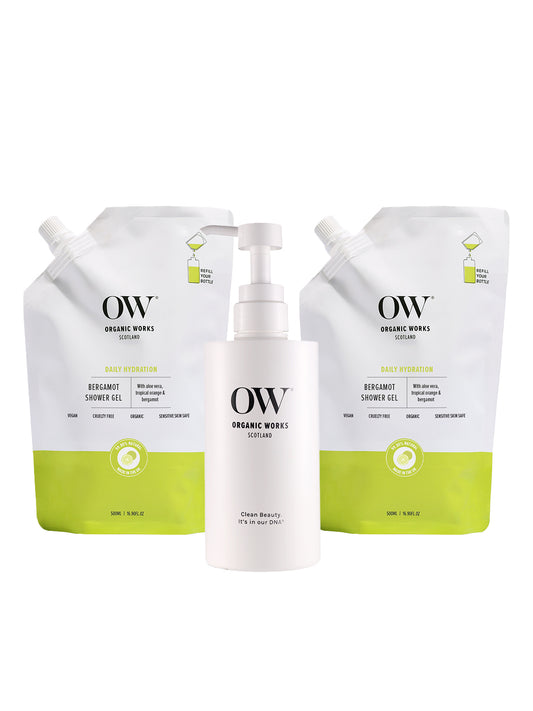 Revive & Radiance Shower Gel 500ml (Pack of 2) + Refill bottle for life