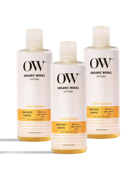 Shine & Strength Hair Shampoo - With Hydrating Amino Acids & Nettle 300ml (Pack of 3)