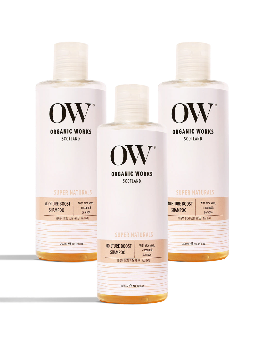 Hydrate & Nourish Hair Shampoo – With Amino Acids & Bamboo Extract 300ml (Pack of 3)