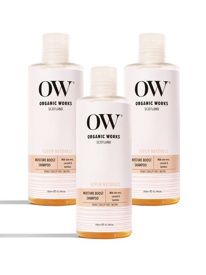 Hydrate & Nourish Hair Shampoo – With Amino Acids & Bamboo Extract 300ml (Pack of 3)