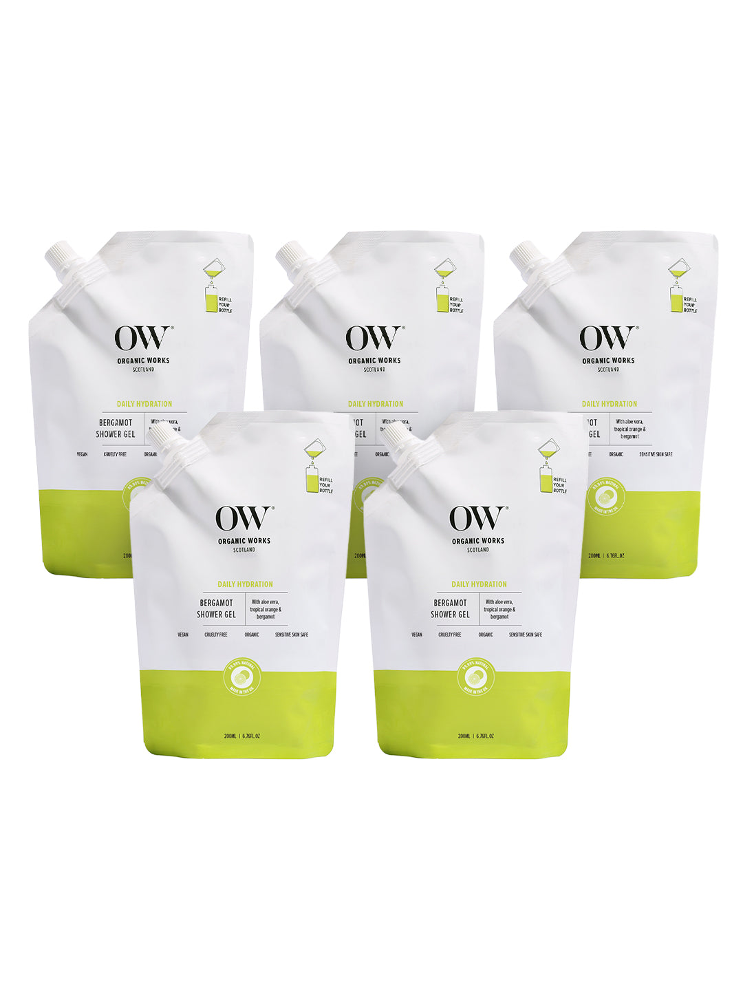 Revive & Radiance Shower Gel 200ml (Pack of 5)