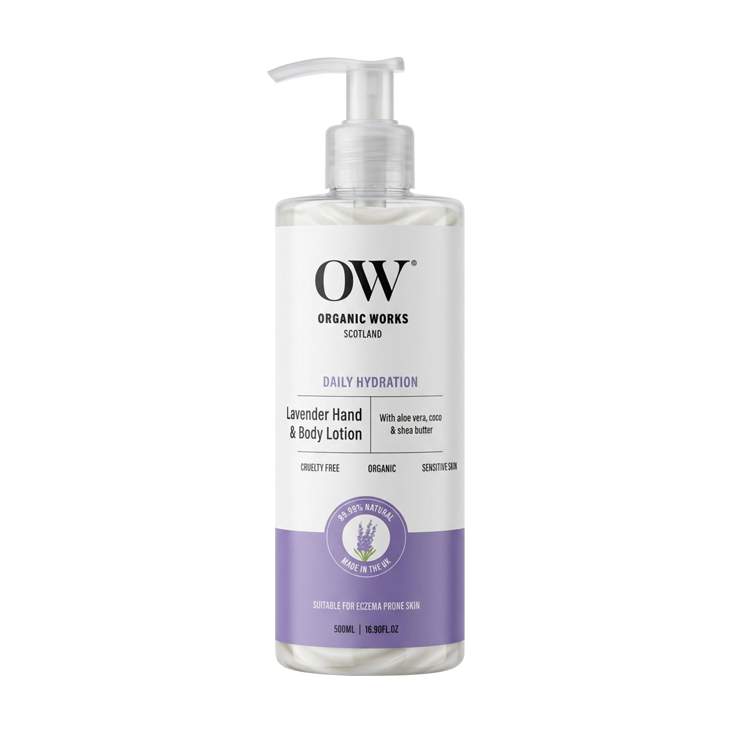 Shea Butter & Lavender Hydrate, Repair Hand & Body Lotion - 500ml