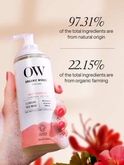 Hydra-Balance Face Wash – With Vitamin E & Rose Geranium