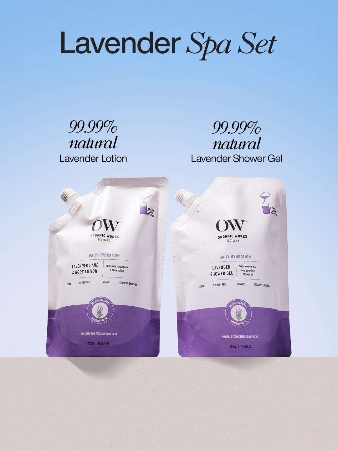 Lavender Spa Set