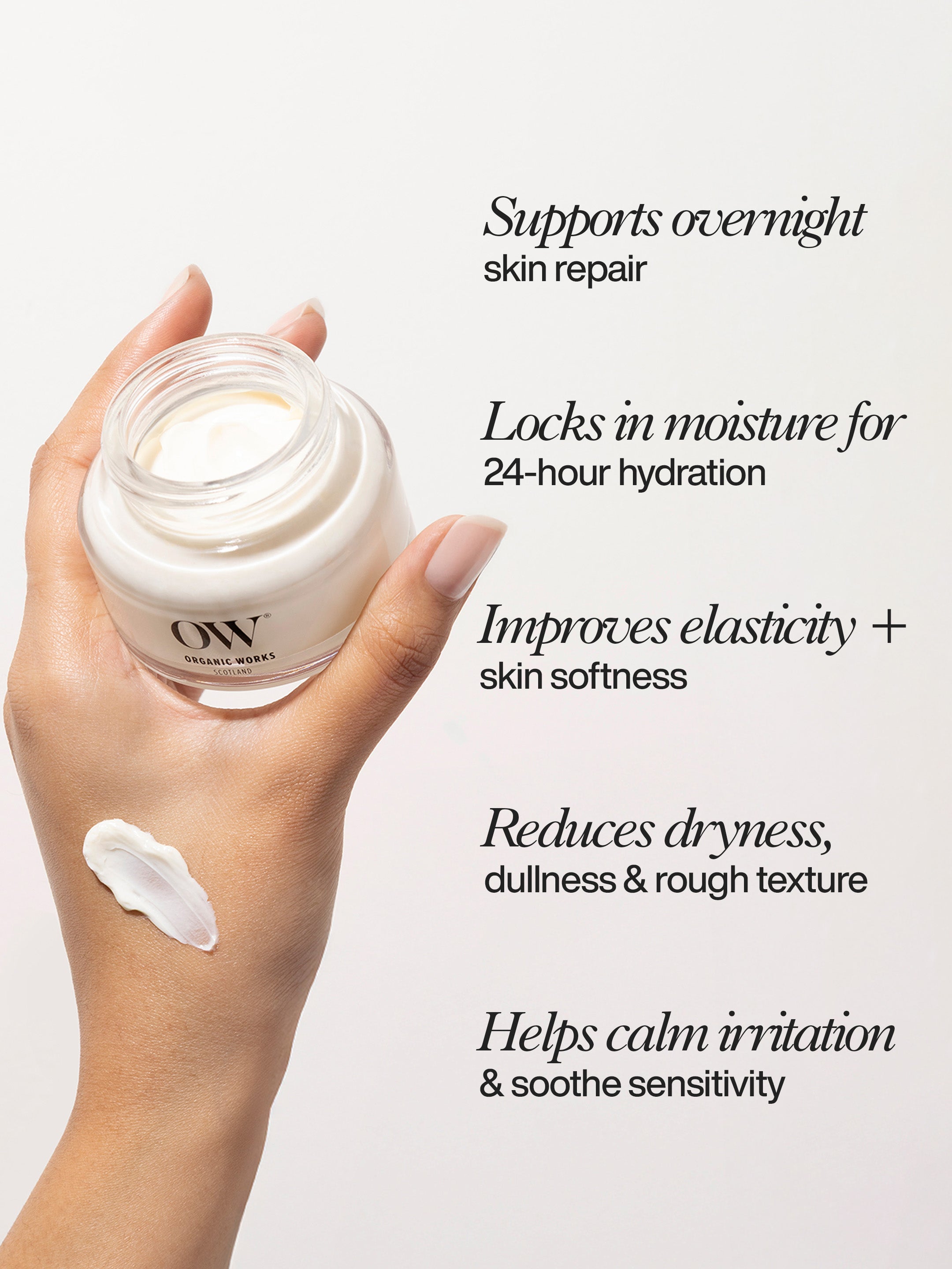 Renewal Night Cream with Vitamin E, Lavender & Grape Seed Oil – 50ml