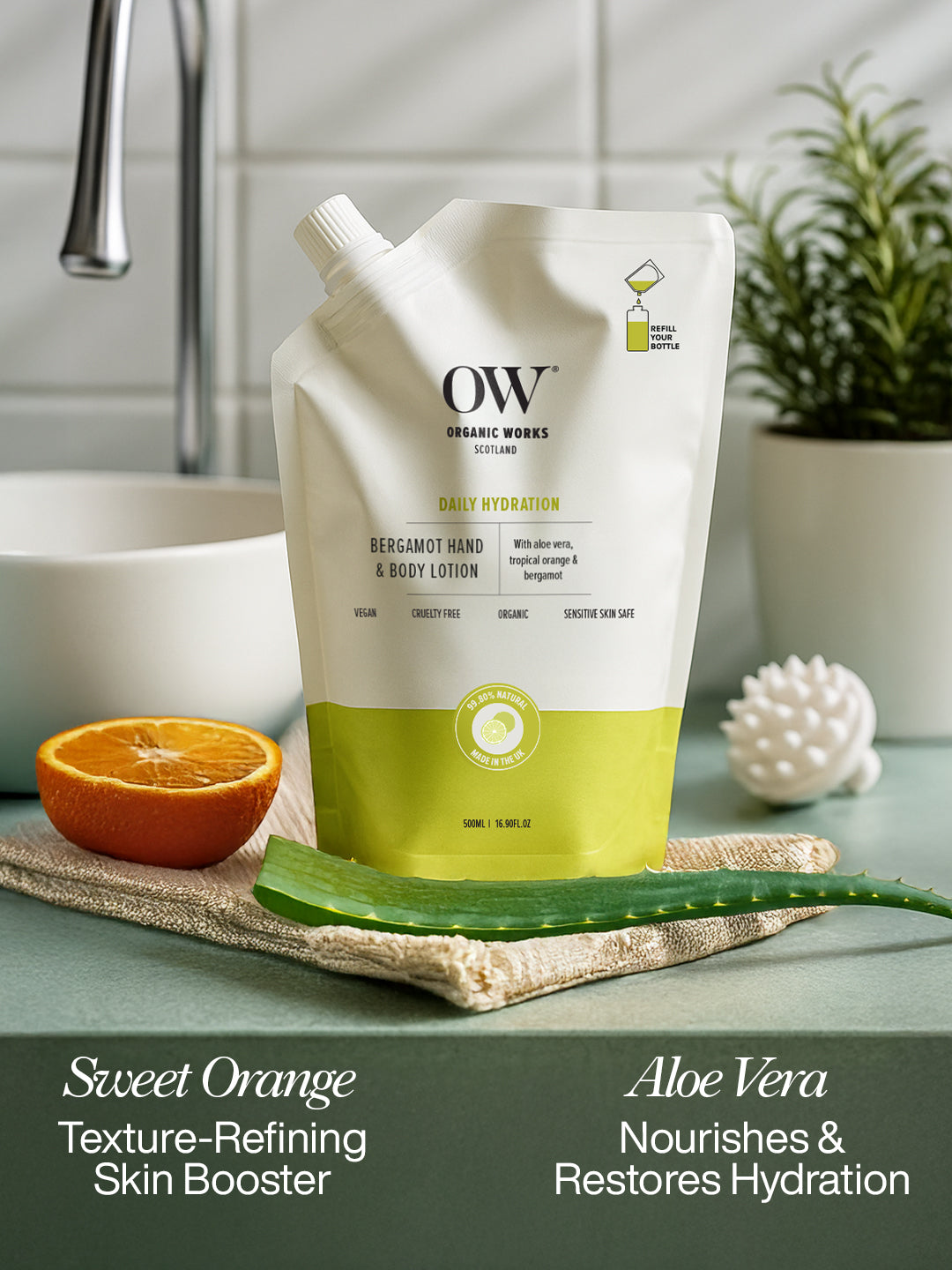 Bergamot Hand & Body Lotion - 500ml