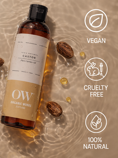Organic Works Pure Cold Pressed Castor Oil