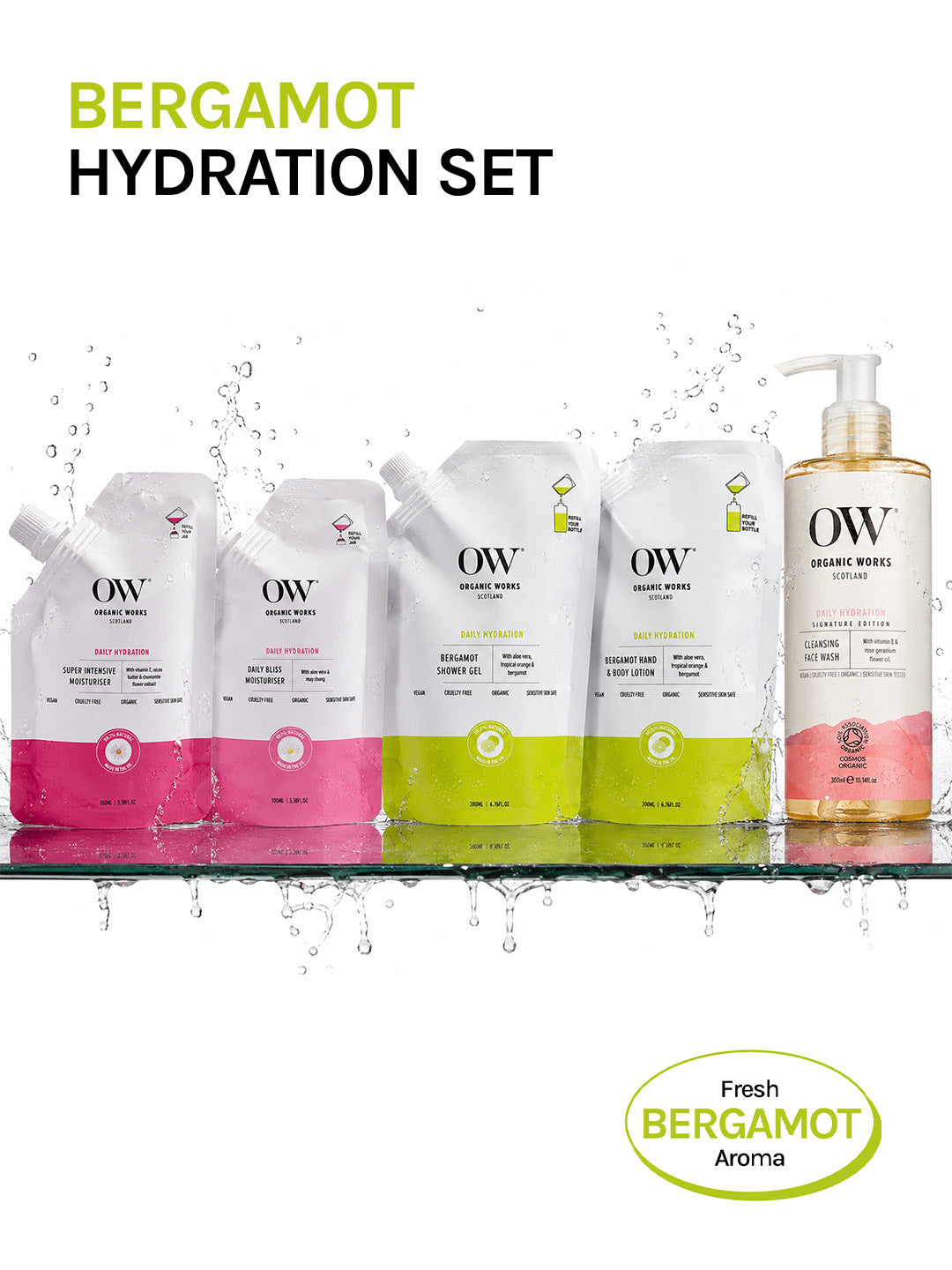 Bergamot hydration set