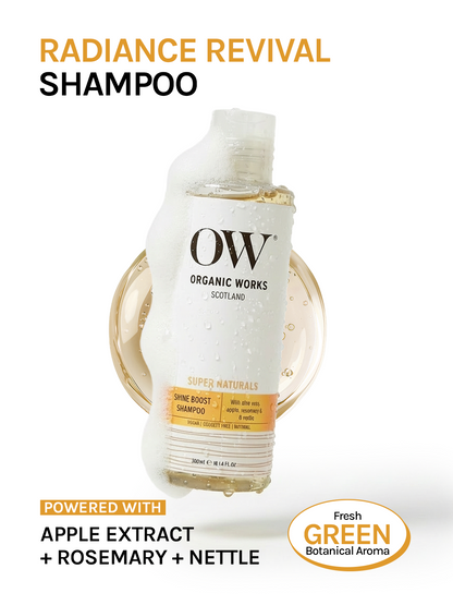 Shine & Strength Hair Shampoo - With Hydrating Amino Acids & Nettle