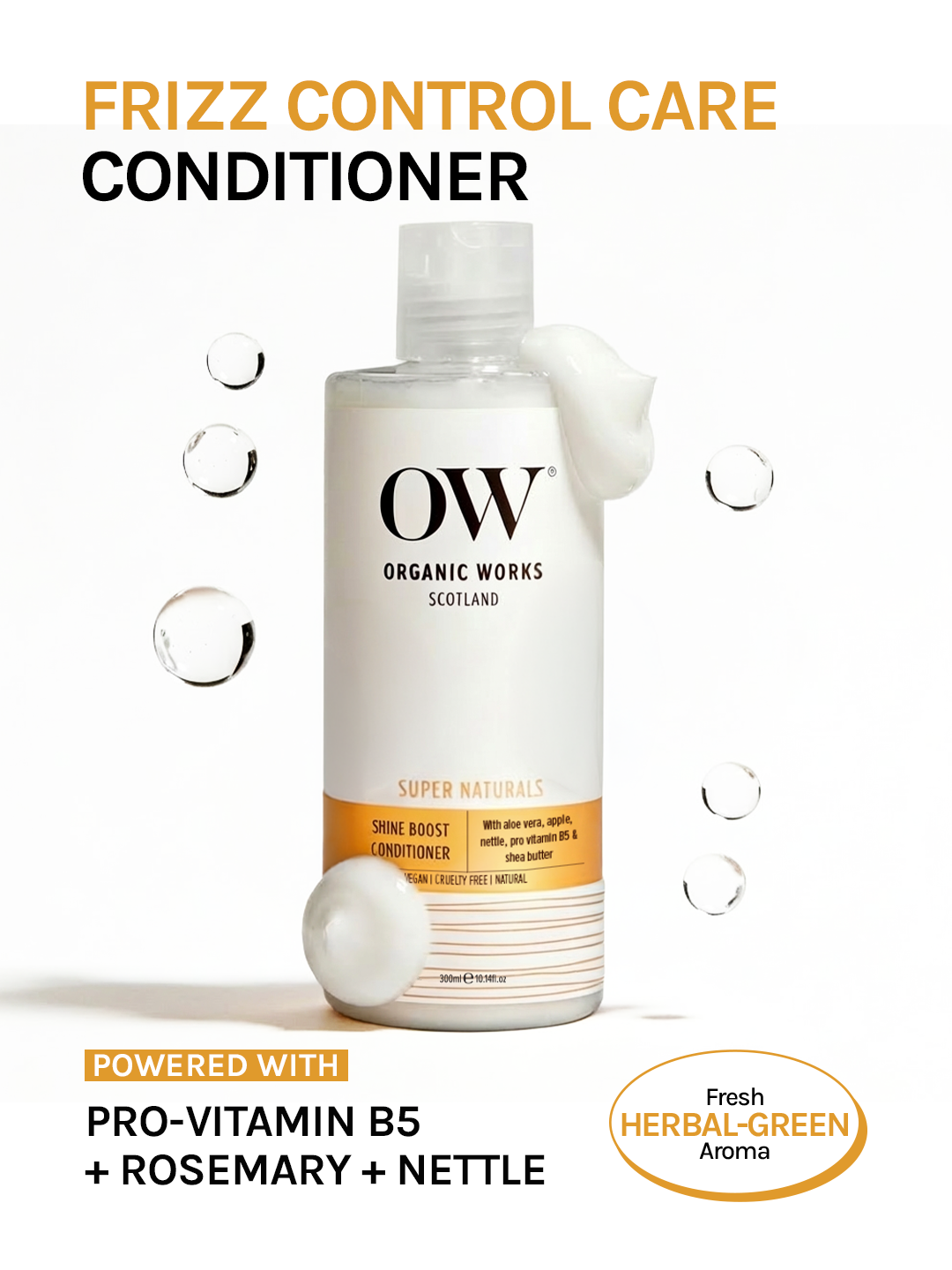 Shine & Repair Hair Conditioner – With Provitamin B5,Nettle & Amino Acids