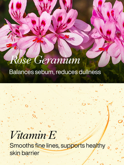 Hydra-Balance Face Wash – With Vitamin E & Rose Geranium - 500ml