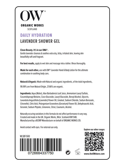 Lavender Relax & Replenish Shower Gel - 500ml