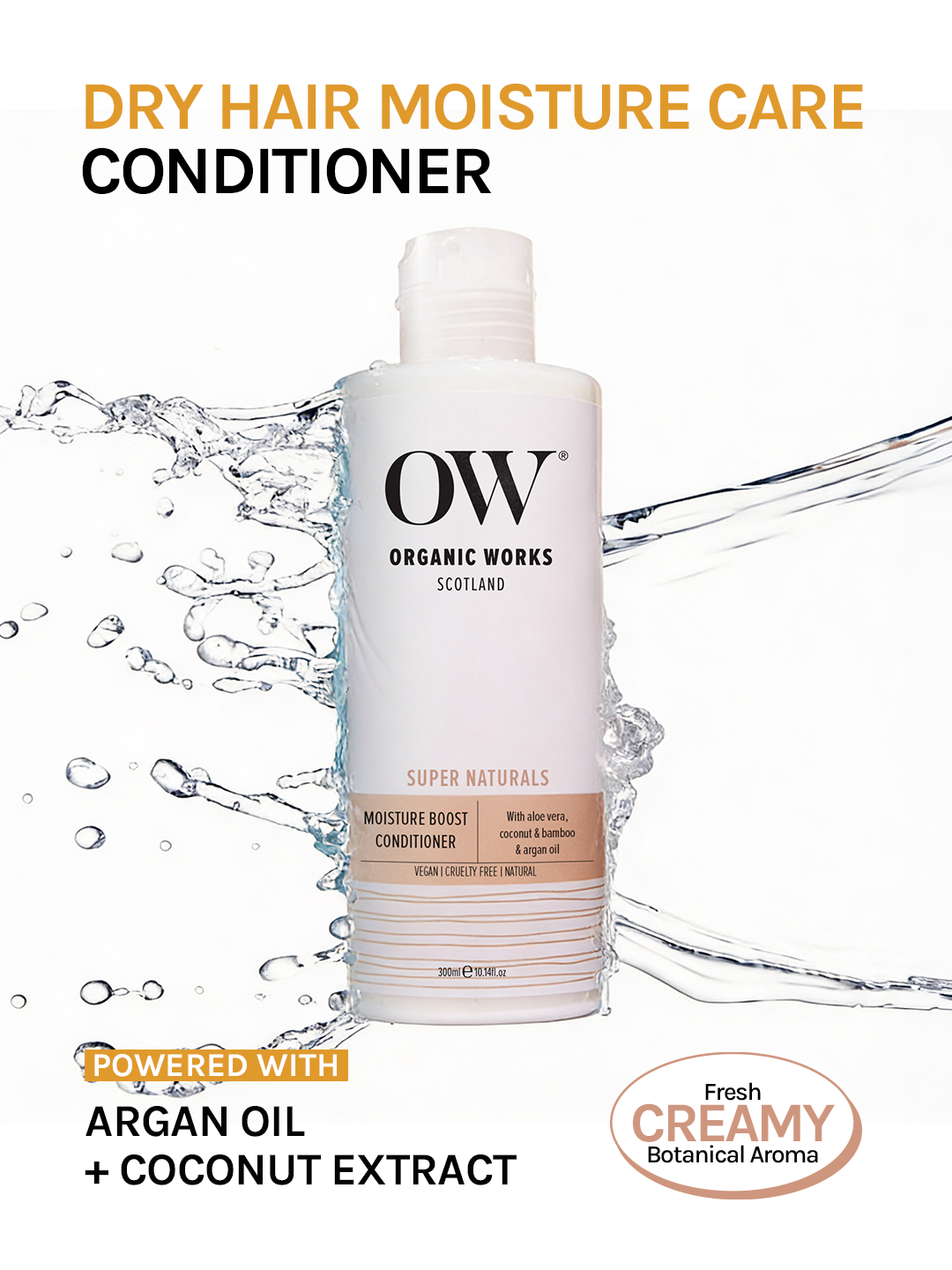 Moisture & Repair Hair Conditioner – With Argan Oil & Amino Acids