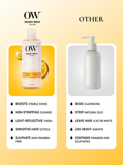 Shine & Strength Hair Shampoo - With Hydrating Amino Acids & Nettle