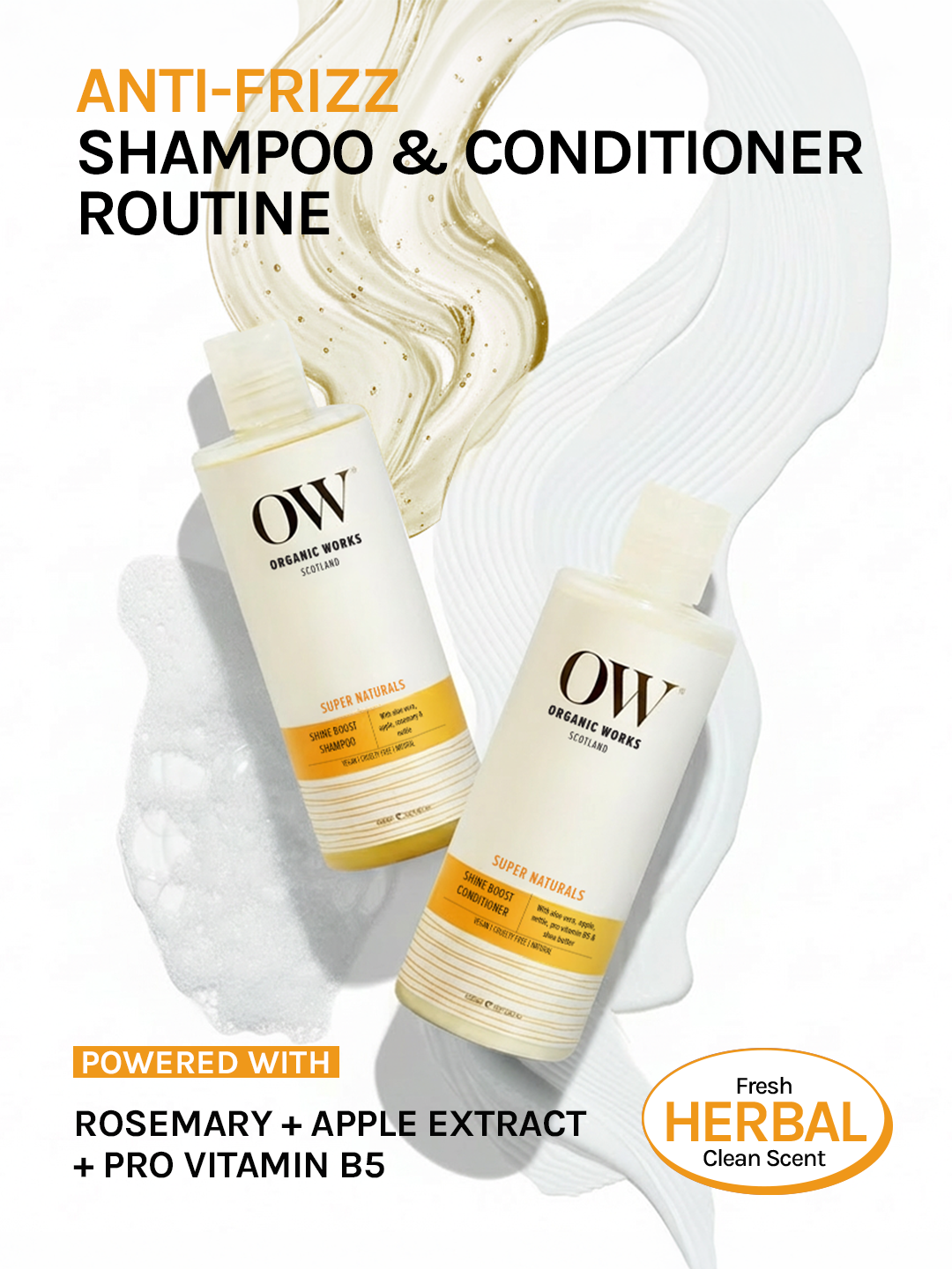 Shop Shine Boost Shampoo & Conditioner for Hair Care - Organic Works ...