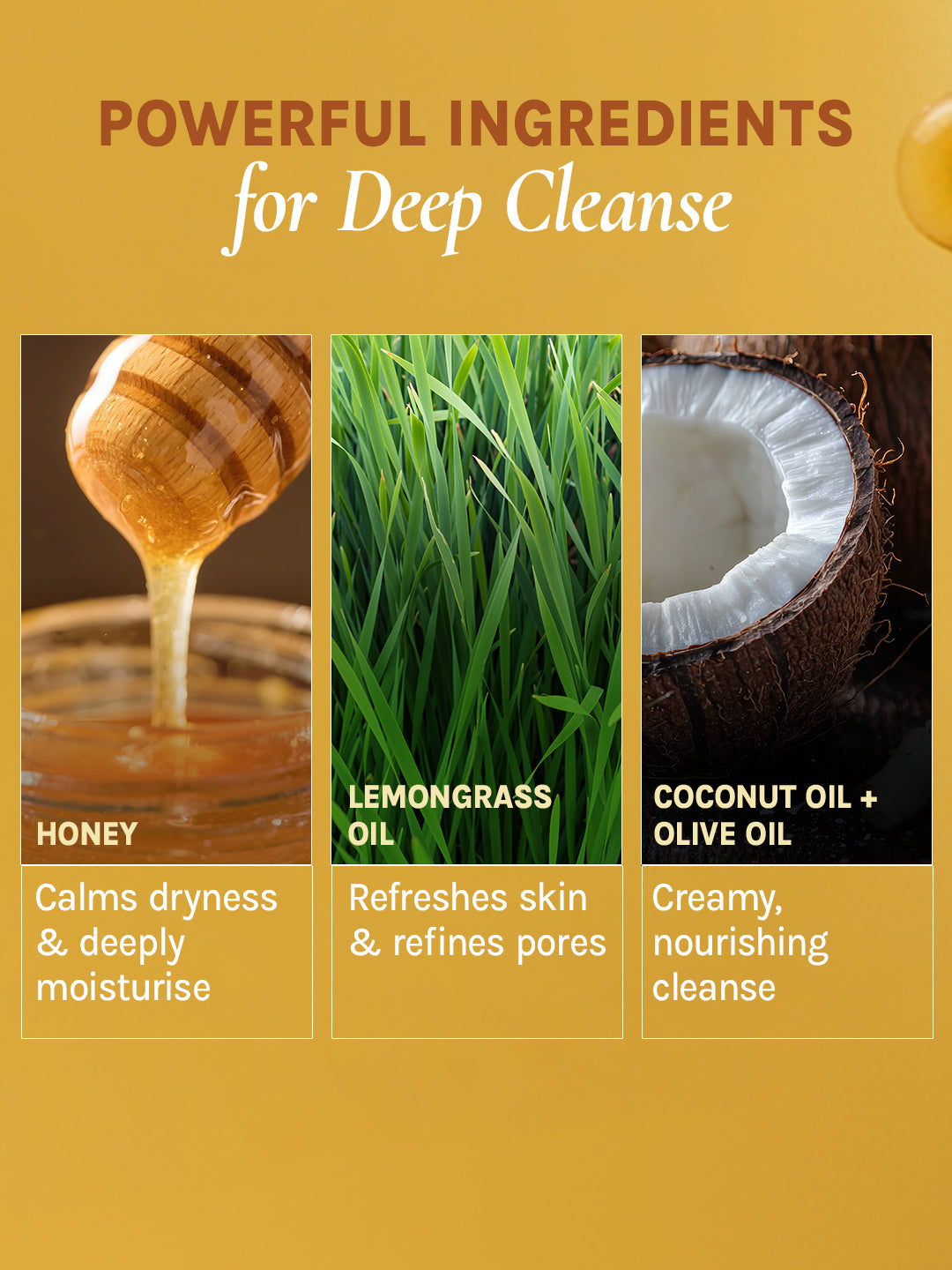 Organic Works Natural Soothing Turmeric & Honey Soap for Dry & Sensitive Skin (Pack of 3)