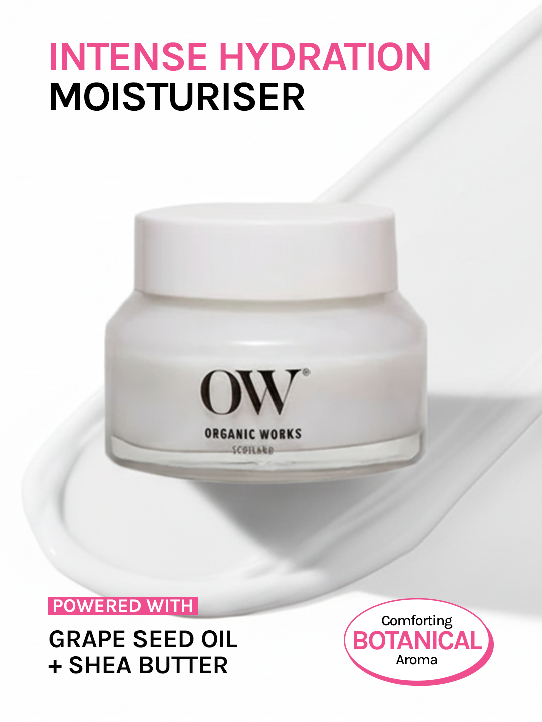 Super Intensive Moisturiser 24hr nourishment with Grape Seed & Shea Butter- 50ml